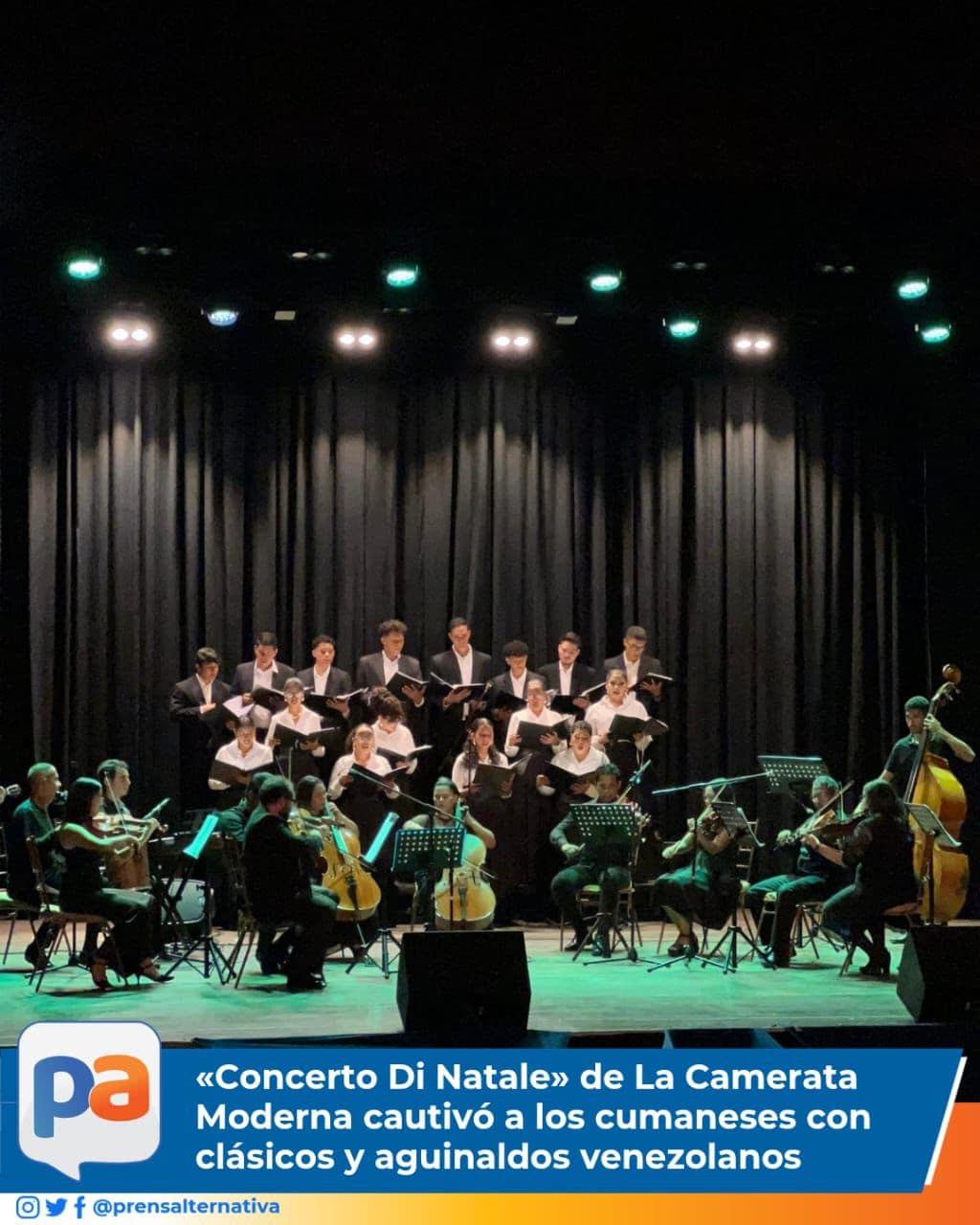 Concerto Di Natale de La Camerata Moderna cautivó a los cumaneses con clásicos y aguinaldos venezolanos
